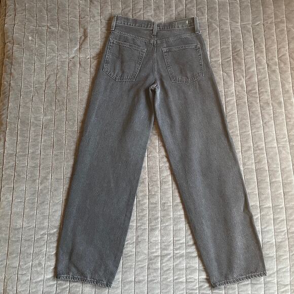 Baggy Dad Women's Jeans faded black wash size 25 - Picture 8 of 8